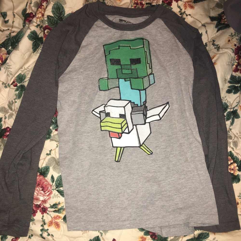 Long sleeved Minecraft T-shirt